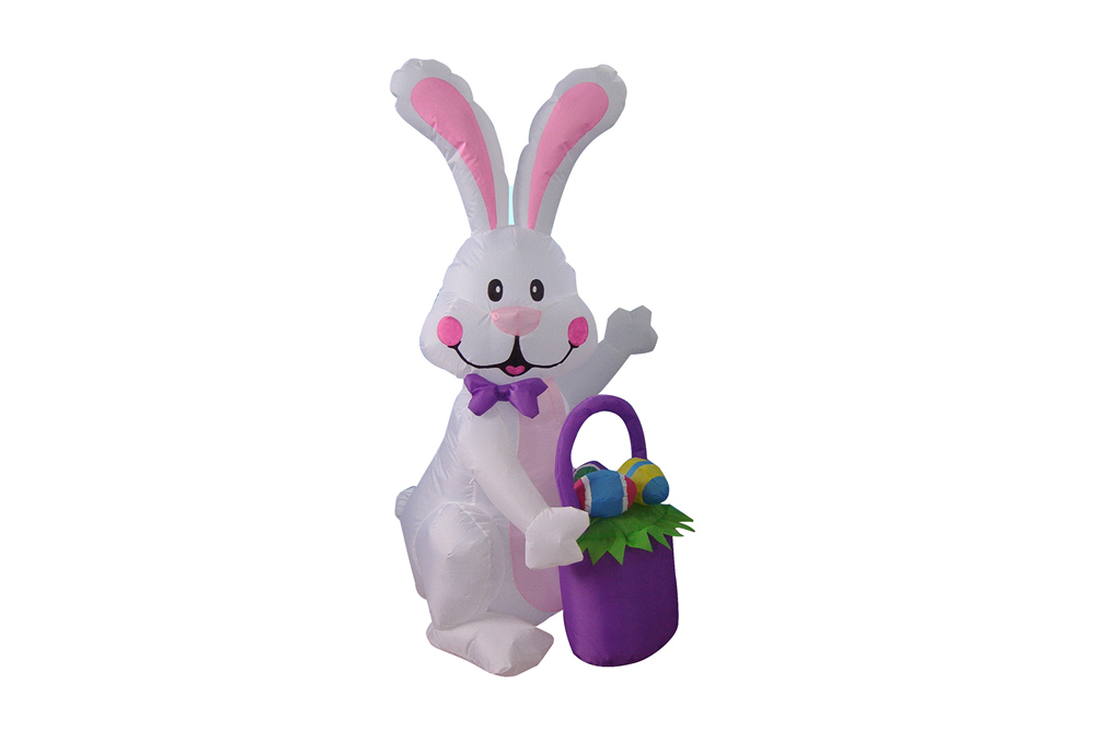 Inflatable Bunny With Basket And Eggs ED20031