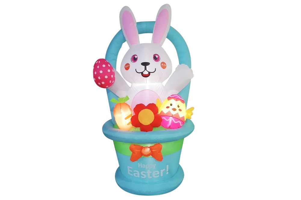 Inflatable Bunny In Basket ED20049 180