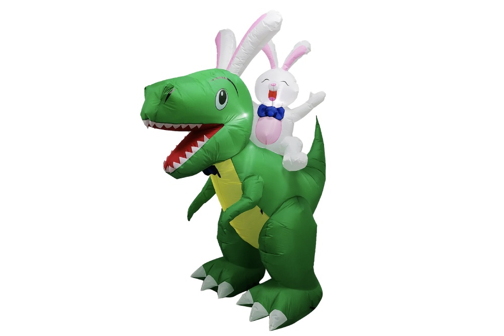 Inflatable Dinosaur With Bunny ED20048 210