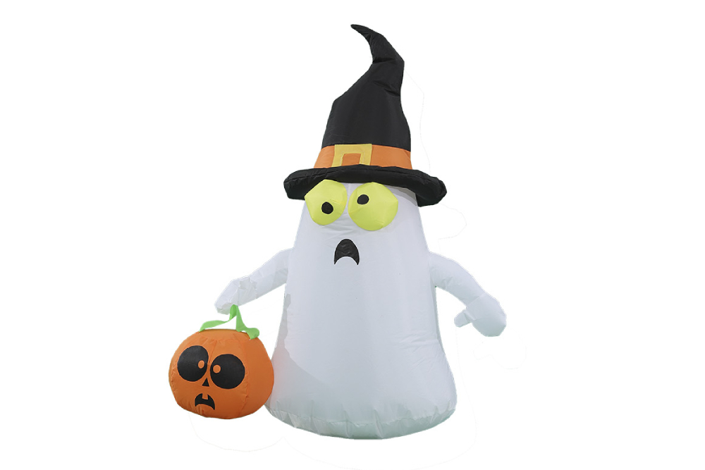 Inflatable Ghost With Pumpkin HD20114